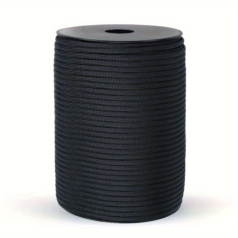 100m\u002F3937.01inch 9-Core Paracord Rope, 4mm Diameter, Polyamide Material, Fit, Tensile Strength Up to 5 lbs, for Outdoor Survival Gear, Camping Straps, and Umbrella Tent Lanyards