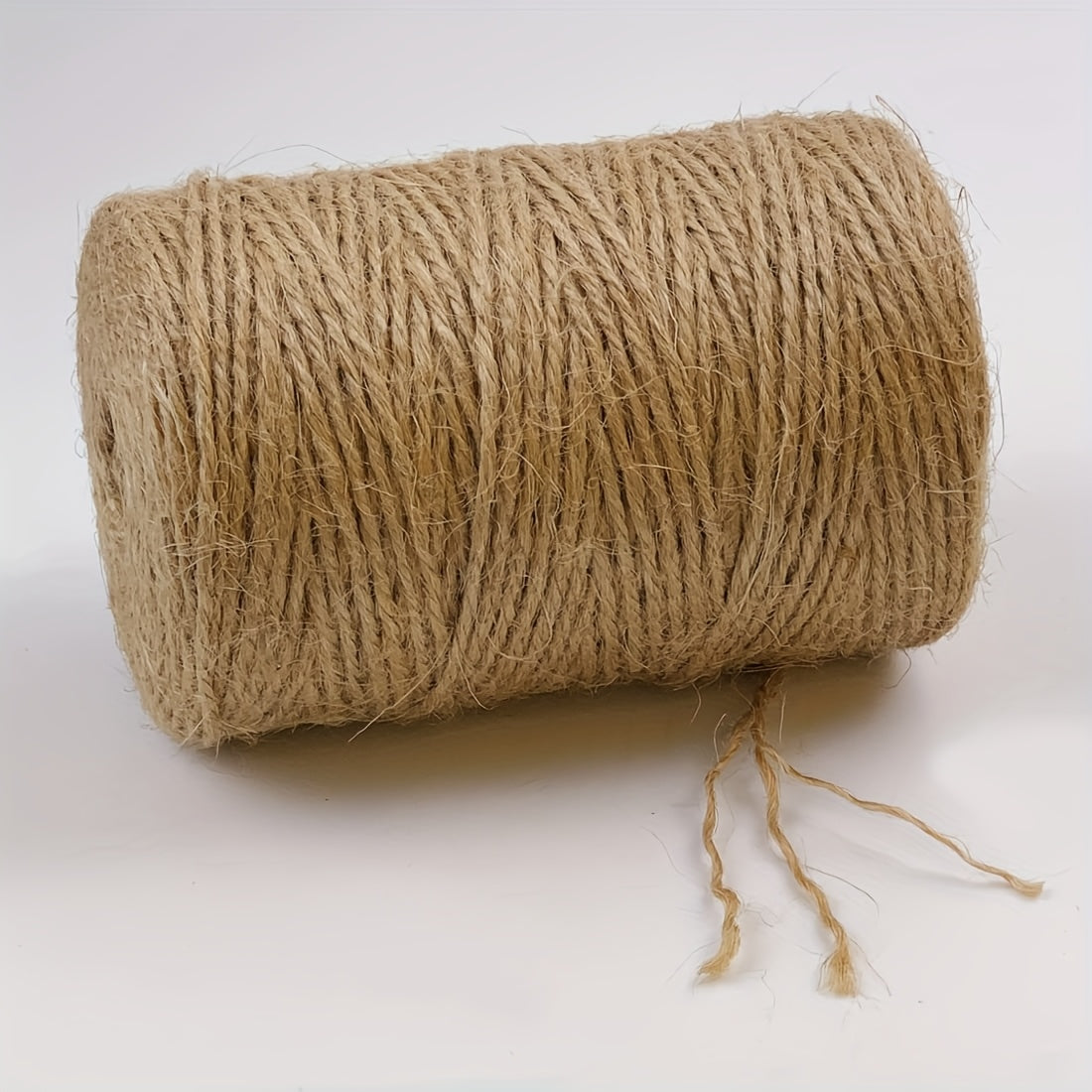 Natural Jute Twine String - High-Quality Brown Jute Fiber for Crafts, Gift Wrapping, Gardening, Crochet, Knitting & Macrame Decor - Durable & Versatile Crafting Supplies, Gardening Twine | Rustic Look | Textured Surface, Jute Rope for Crafts