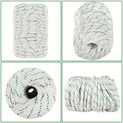 High-strength WALTYOTUR | 3\u002F8 In X 100 Ft | Polyester | High-strength | Tree Work Rope For Sailboat Camping And Horticultural Farm Operations | 2124 Lbs. Maximum Pull