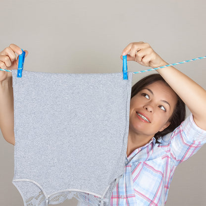 2 Pack Durable Nylon Clothesline 10M\u002F397.7In Hanging Rope - Strong And Sturdy for Drying, Tying And Hauling Items, Clothesline, Random Colors